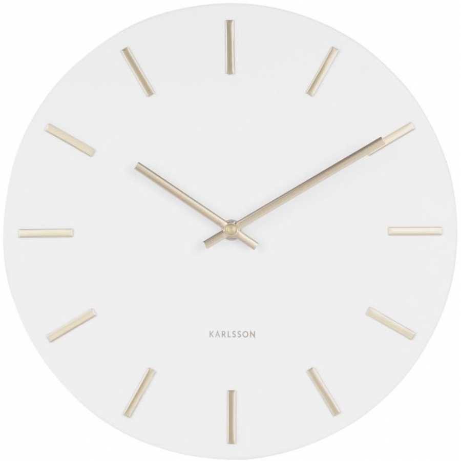 Karlsson Charm Wall Clock - White - Small