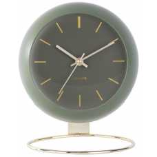 Karlsson Globe Table Clock - Moss Green