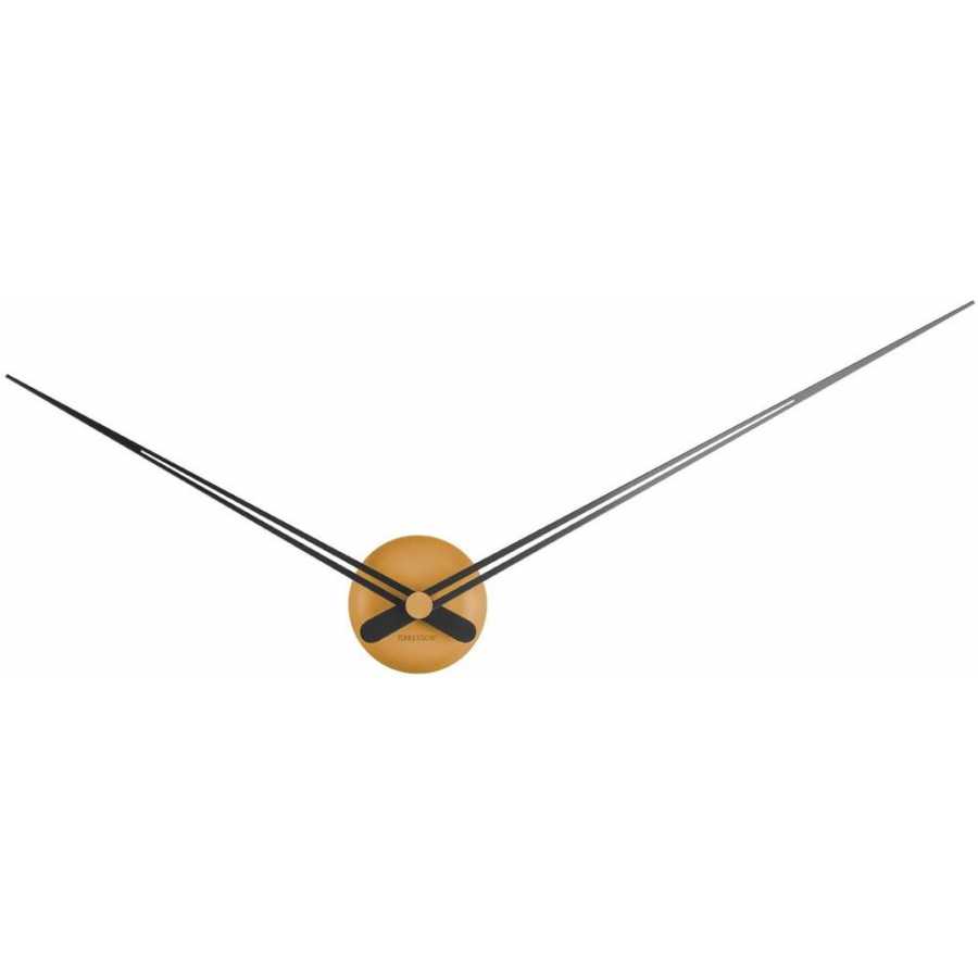Karlsson Lbt Wall Clock - Caramel Brown - Large