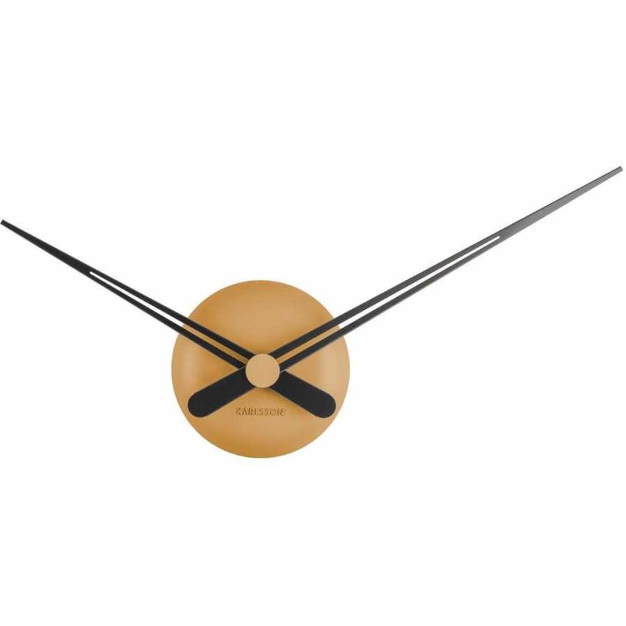 Karlsson Lbt Wall Clock - Caramel Brown - Small