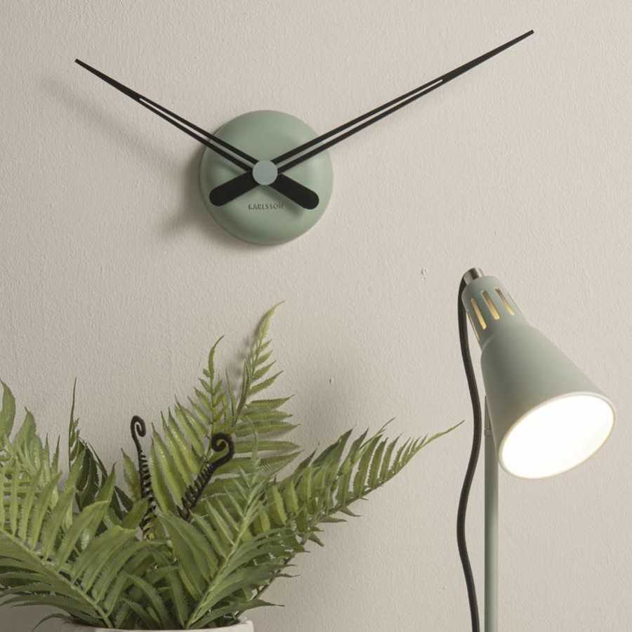 Karlsson Lbt Wall Clock - Grayed Jade - Small