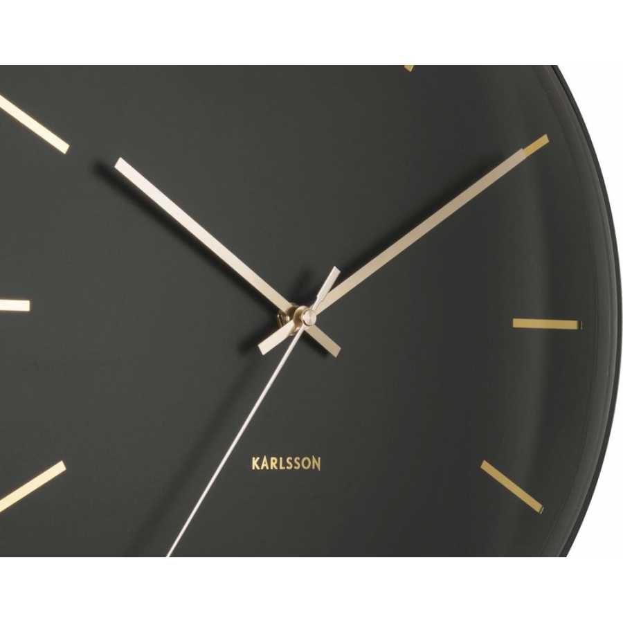 Karlsson Globe Wall Clock - Black