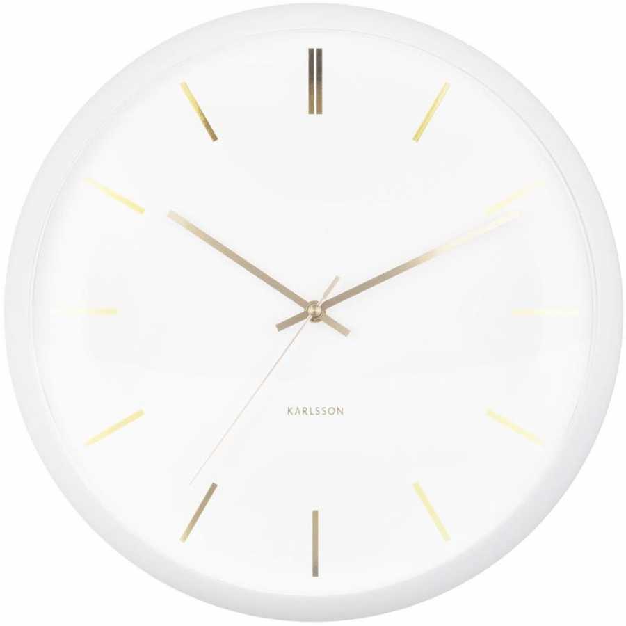 Karlsson Globe Wall Clock - White