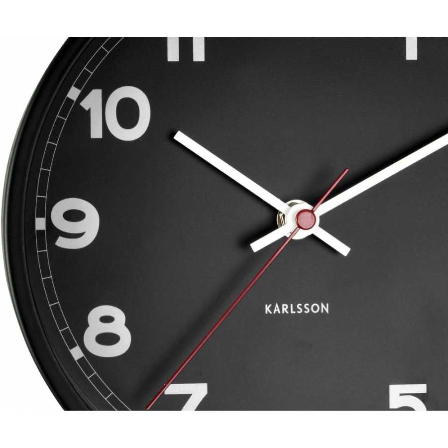 Karlsson New Classic Wall Clock - Black - Small