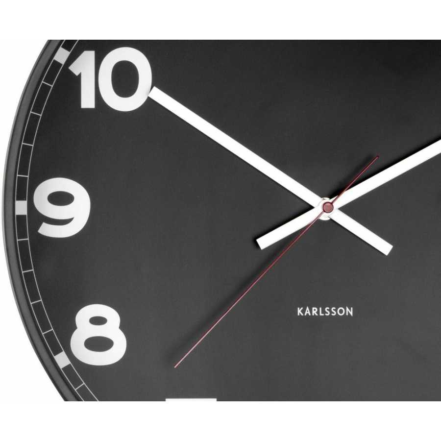 Karlsson New Classic Wall Clock - Black - Medium