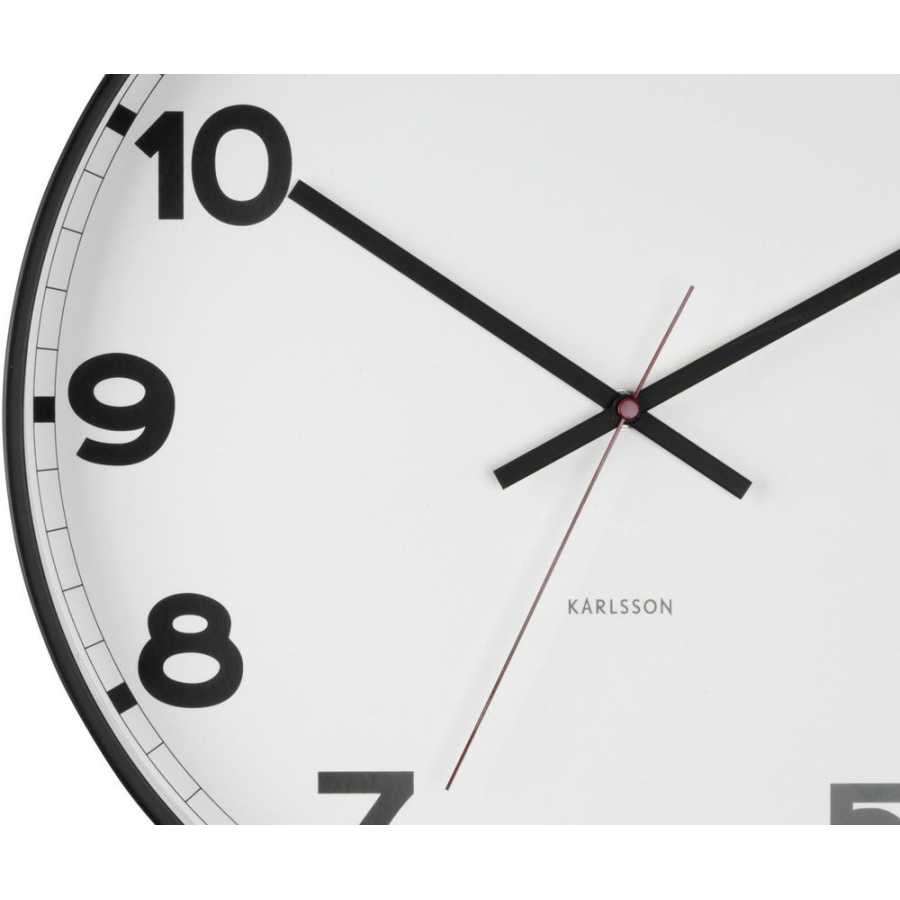 Karlsson New Classic Wall Clock - White - Medium