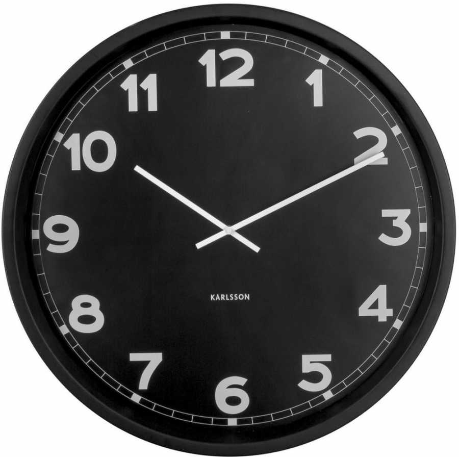 Karlsson New Classic Wall Clock - Black - Large
