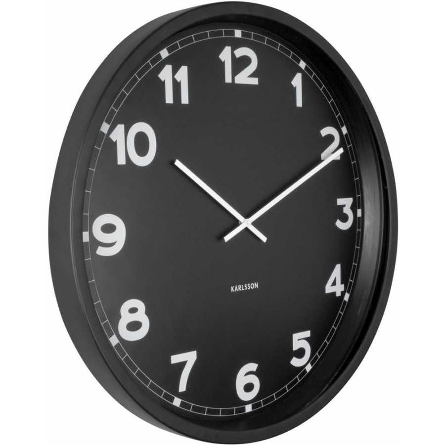 Karlsson New Classic Wall Clock - Black - Large