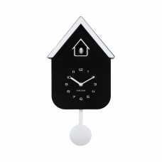 Karlsson Cuckoo Wall Clock Dupla Colour - Black & White