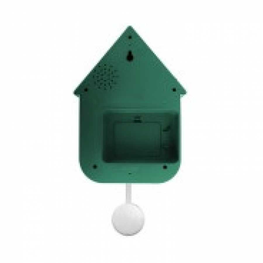 Cuckoo Wall Clock Dupla Colour - Retro Green & Soft Yellow