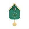 Karlsson Cuckoo Wall Clock Dupla Colour - Retro Green & Soft Yellow