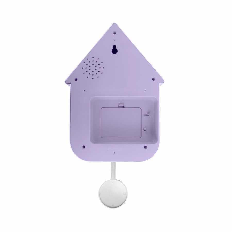 Cuckoo Wall Clock Dupla Colour - Soft Purple & Brilliant Orange