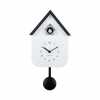 Karlsson Cuckoo Wall Clock Dupla Colour - White & Black