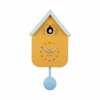 Karlsson Cuckoo Wall Clock Dupla Colour - Mango Yellow & Soft Blue