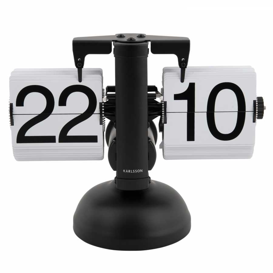 Karlsson Small Flip Table Clock - Black