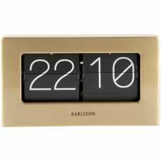 Karlsson Boxed Flip Clock - Gold Karlsson Boxed Flip Clock - Gold