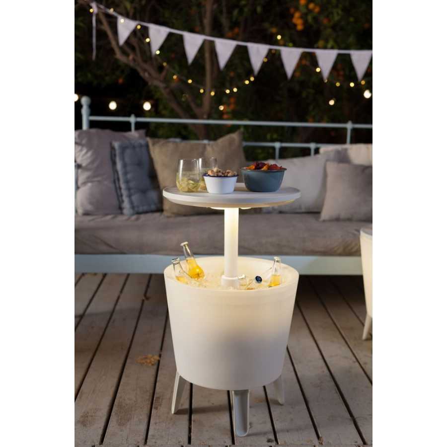 Keter Cool Outdoor Side Table With Cooler