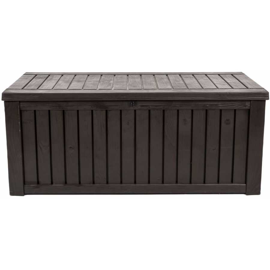 Keter Rockwood Outdoor Storage Box - Dark Brown