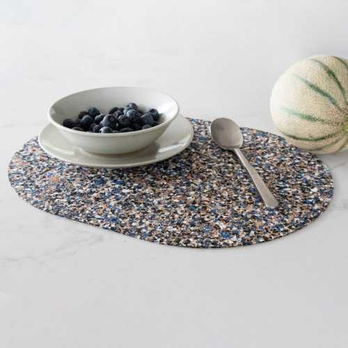 LIGA Beach Clean Oval Placemats - Set of 4
