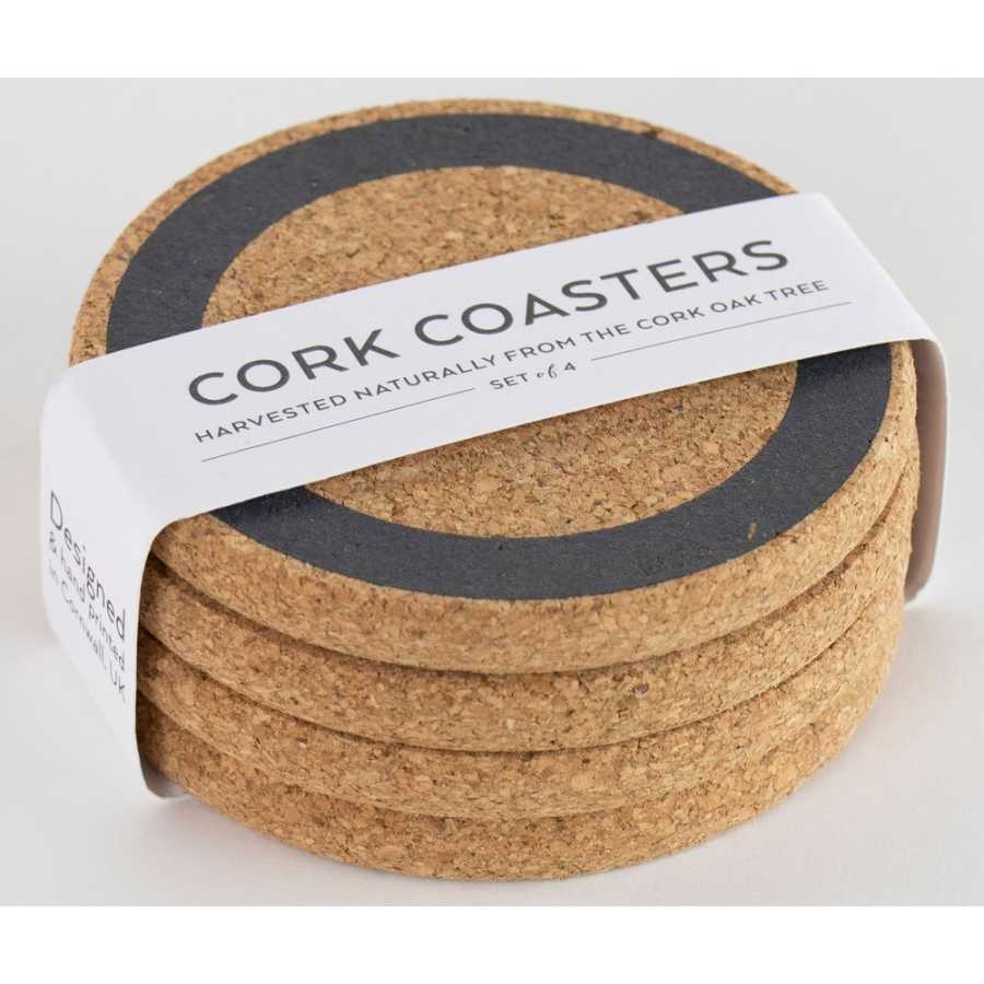 LIGA Cork Earth Coasters - Set of 4