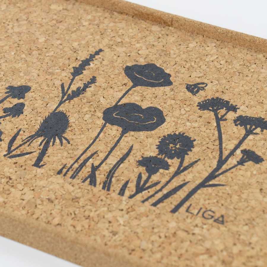 LIGA Printed Wildflower Serving Tray
