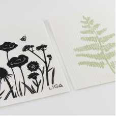 LIGA Eco Dishcloths - Set of 2 - Wildflower & Fern