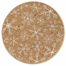 LIGA Cork Snowflake Coasters - Set of 4