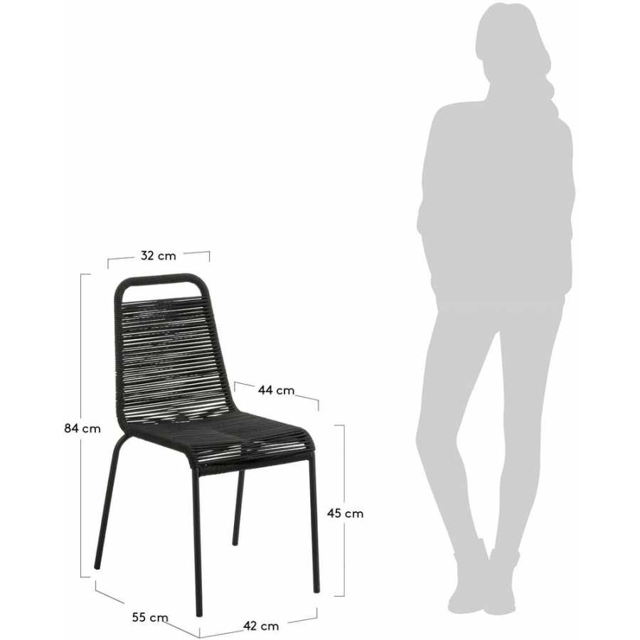 La Forma Glenville Chair - Black