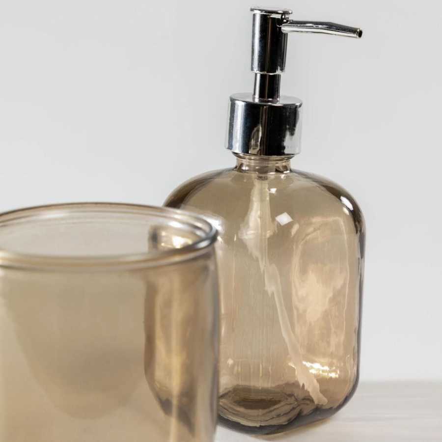La Forma Trella Soap Dispenser - Brown