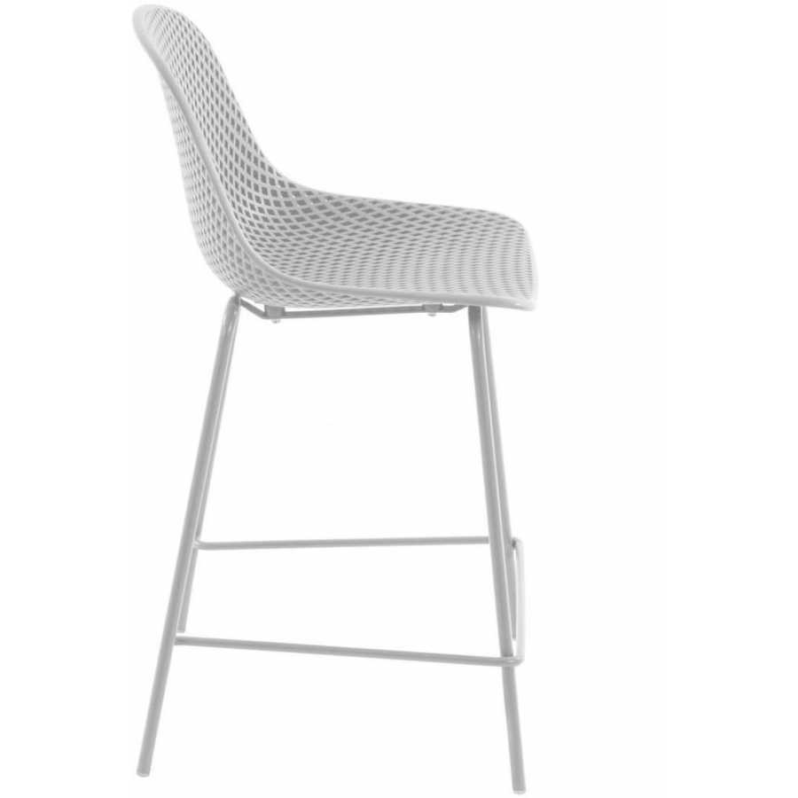 La Forma Quinby Bar Stool - White