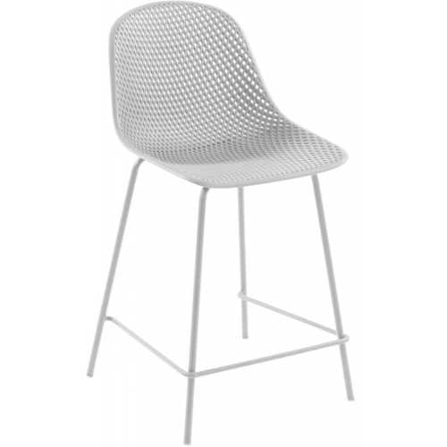 La Forma Quinby Bar Stool - White