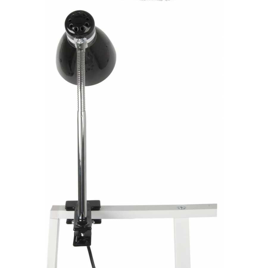 Leitmotiv Study Clamp Table Lamp - Black