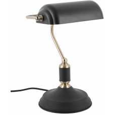 Leitmotiv Bank Table Lamp - Black