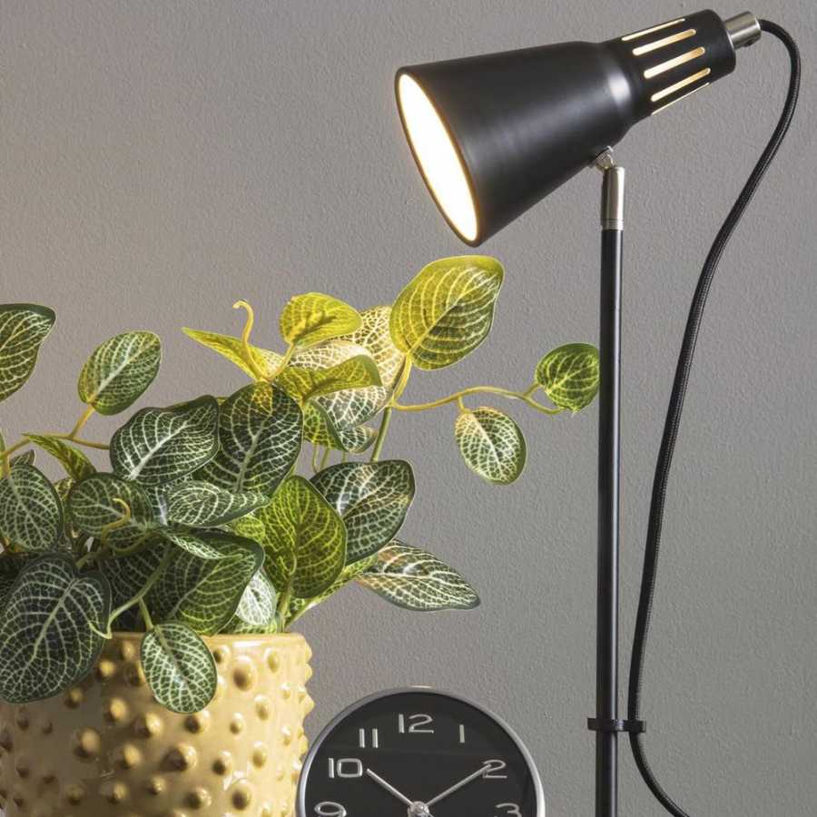 Leitmotiv Cone Table Lamp - Black