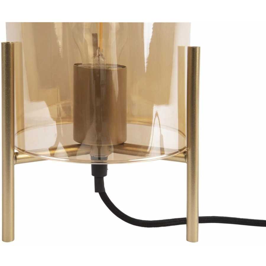 Leitmotiv Bell Table Lamp - Amber Brown