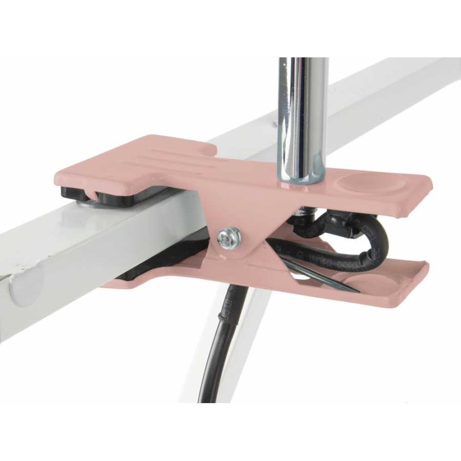 Leitmotiv Study Clamp Table Lamp - Soft Pink