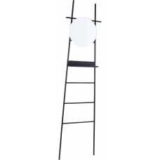 Leitmotiv Glint Towel Ladder With Mirror - Black