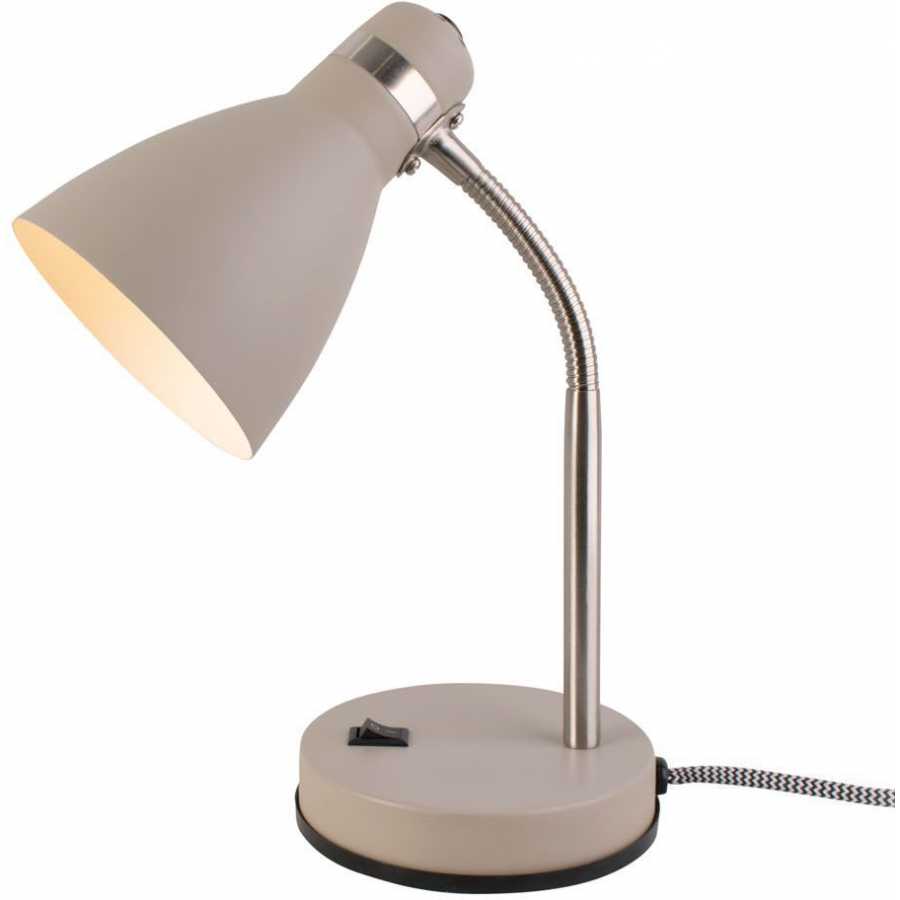 Leitmotiv New Study Table Lamp - Warm Grey