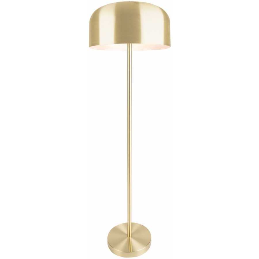 Leitmotiv Capa Floor Lamp - Brushed Gold