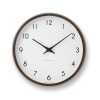 Lemnos Campagne Wall Clock - Brown