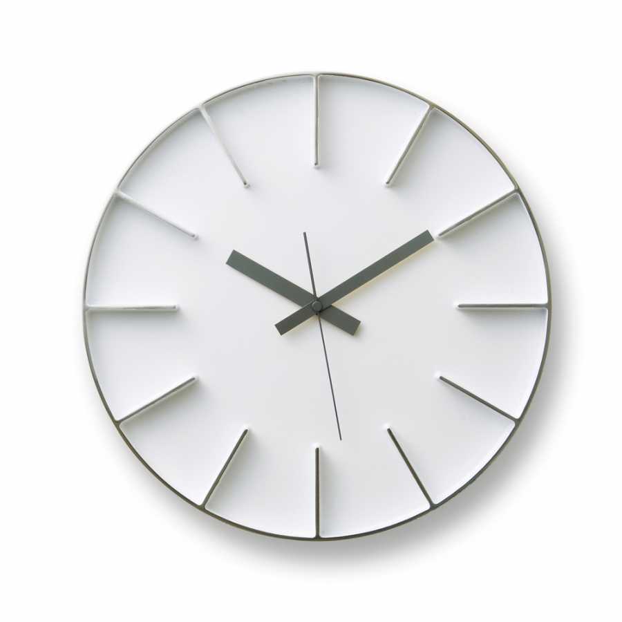 Lemnos Edge Clock - White