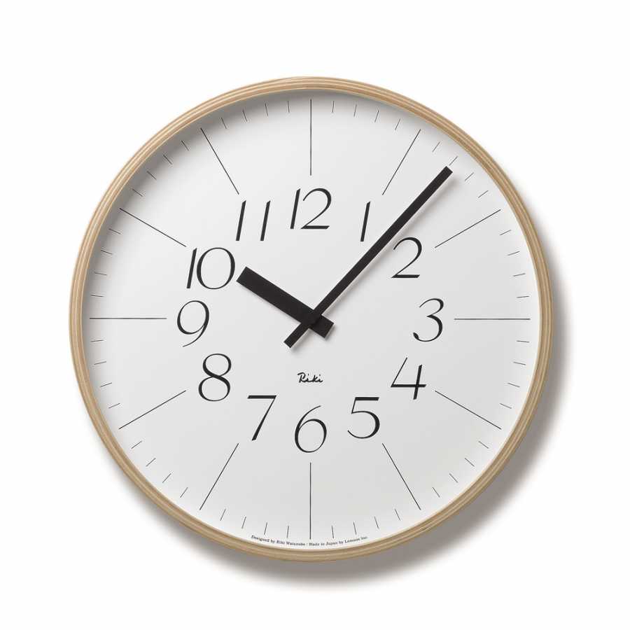 Lemnos Riki Optima Wall Clock - Large