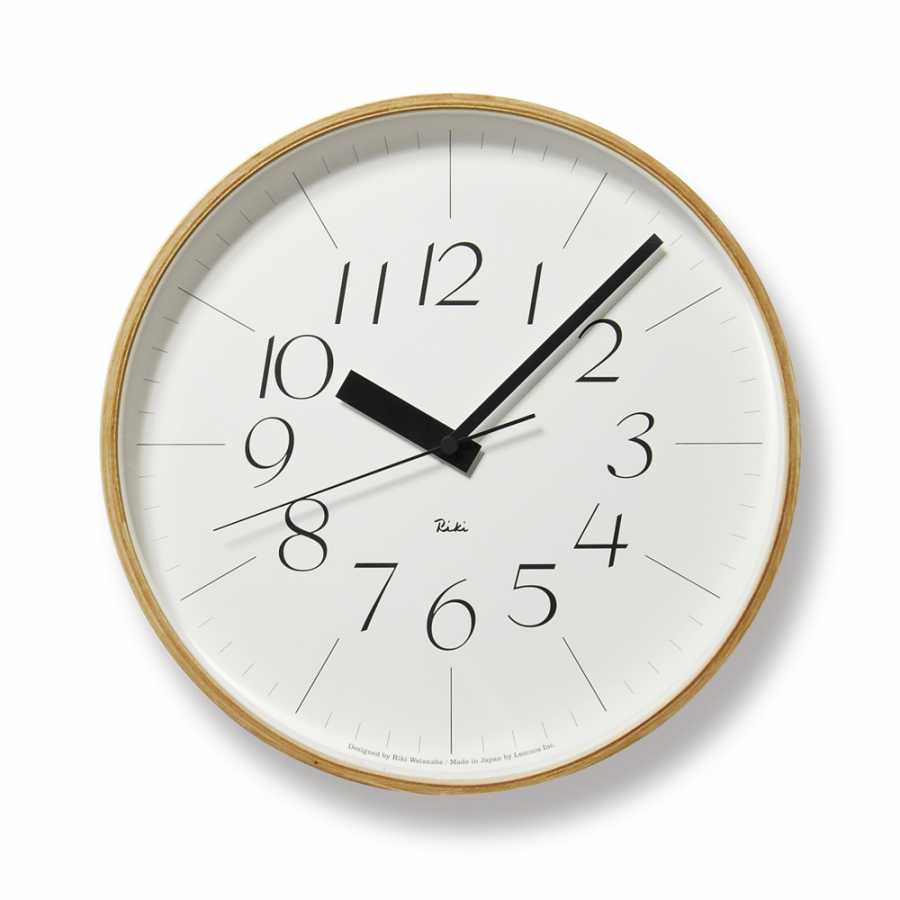 Lemnos Riki Optima Wall Clock - Medium