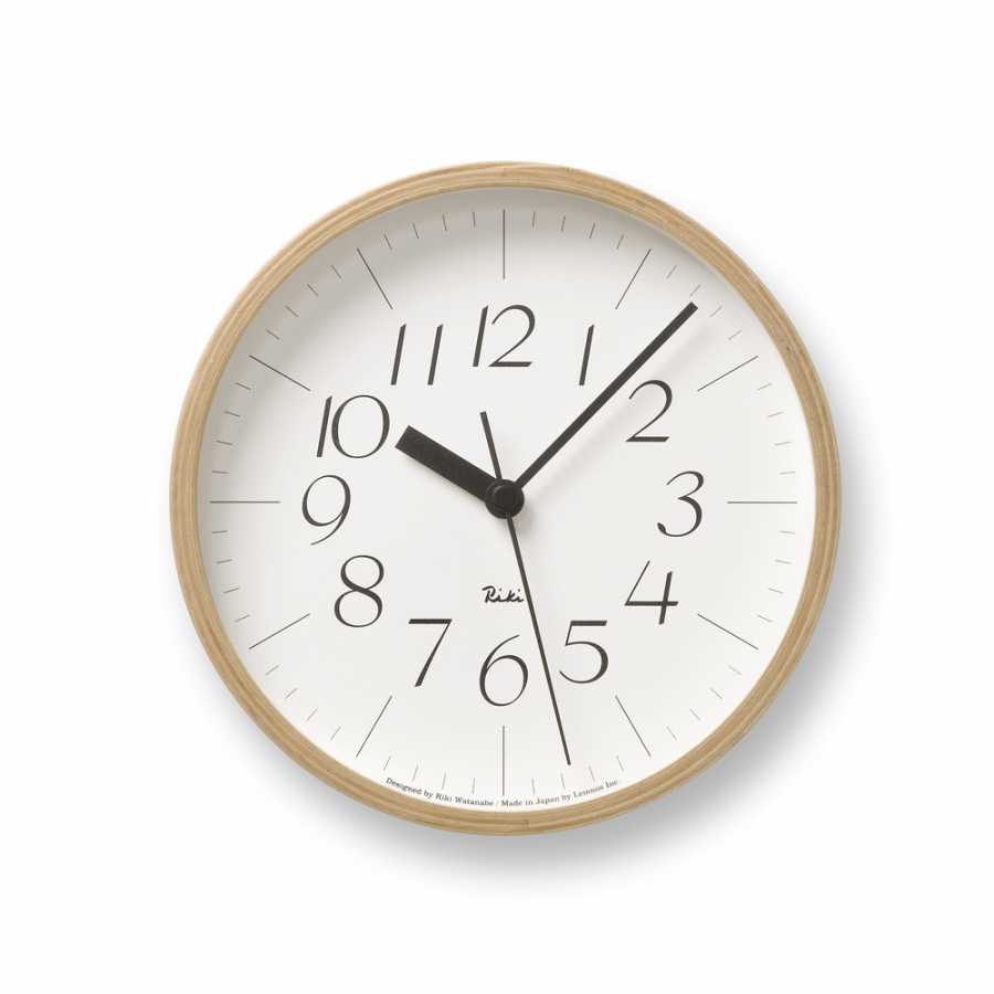 Lemnos Riki Optima Wall Clock - Small