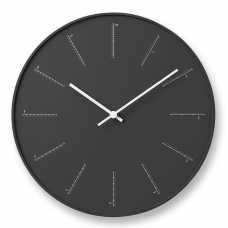 Lemnos Divide Wall Clock - Black