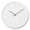 Lemnos Divide Wall Clock - White