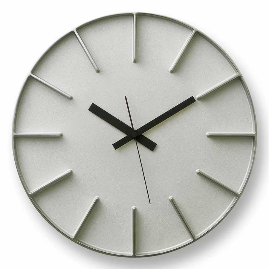 Lemnos Edge Clock - Aluminium 