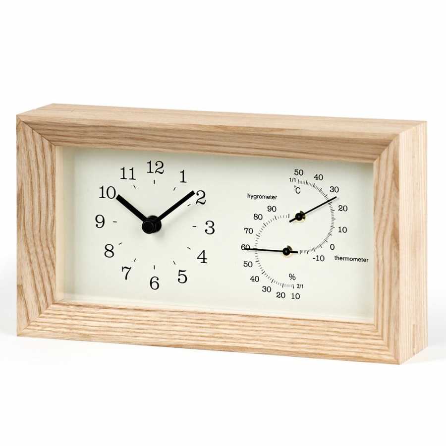 Lemnos Frame Table Clock - Natural