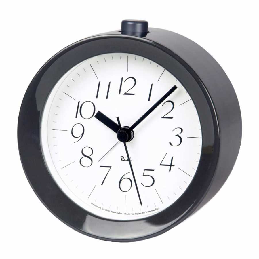 Lemnos Riki Alarm Clock - Grey