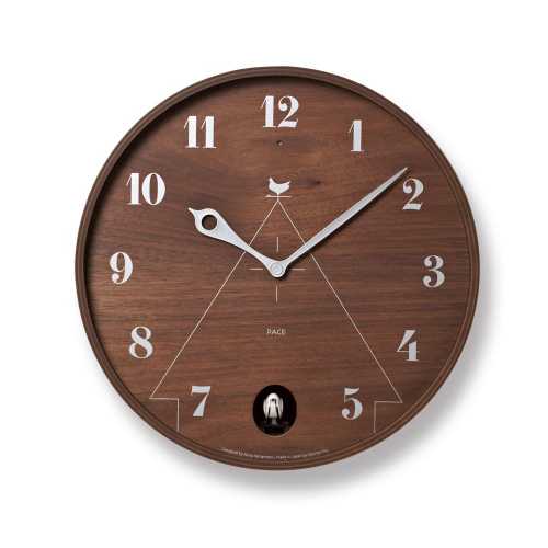 Lemnos Pace Wall Clock - Brown